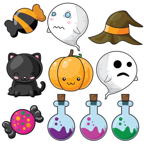 easy halloween clipart|cute halloween clip art.